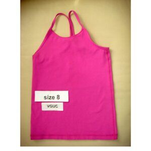 Ivivva Girl by Lululemon 🍋 Tumblin Power Y Tank Top pink size 8
